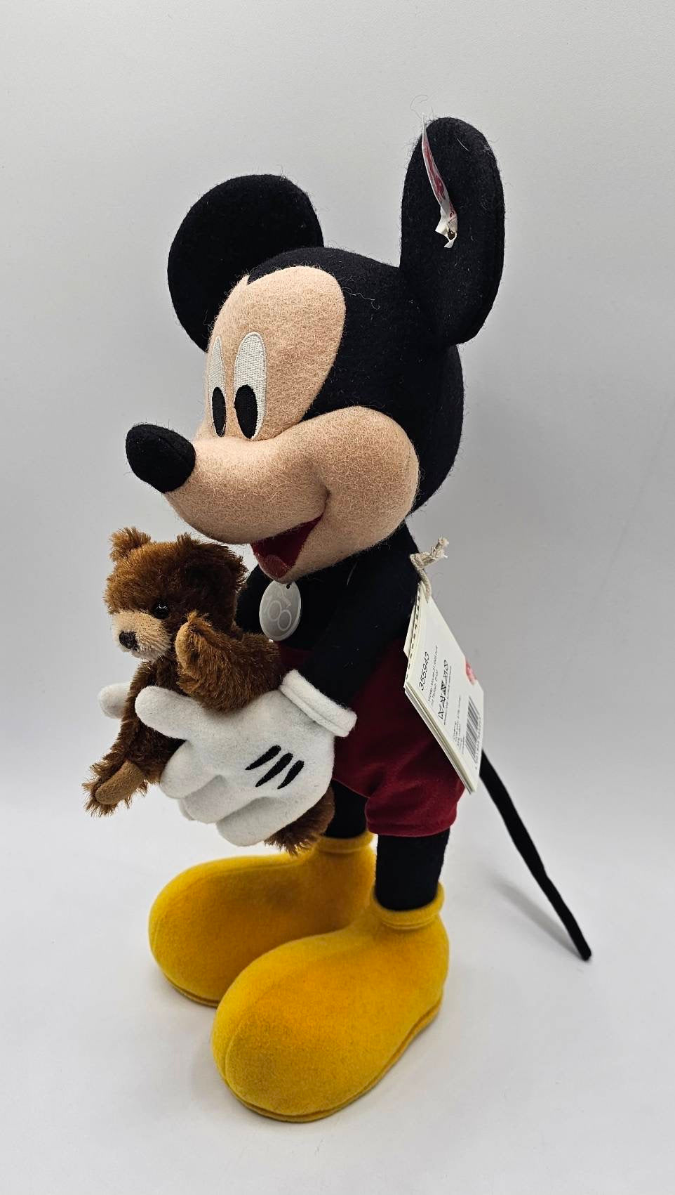 Disney 100 Steiff - Mickey Mouse with Teddy Bear 12" Collectible Teddy Bear