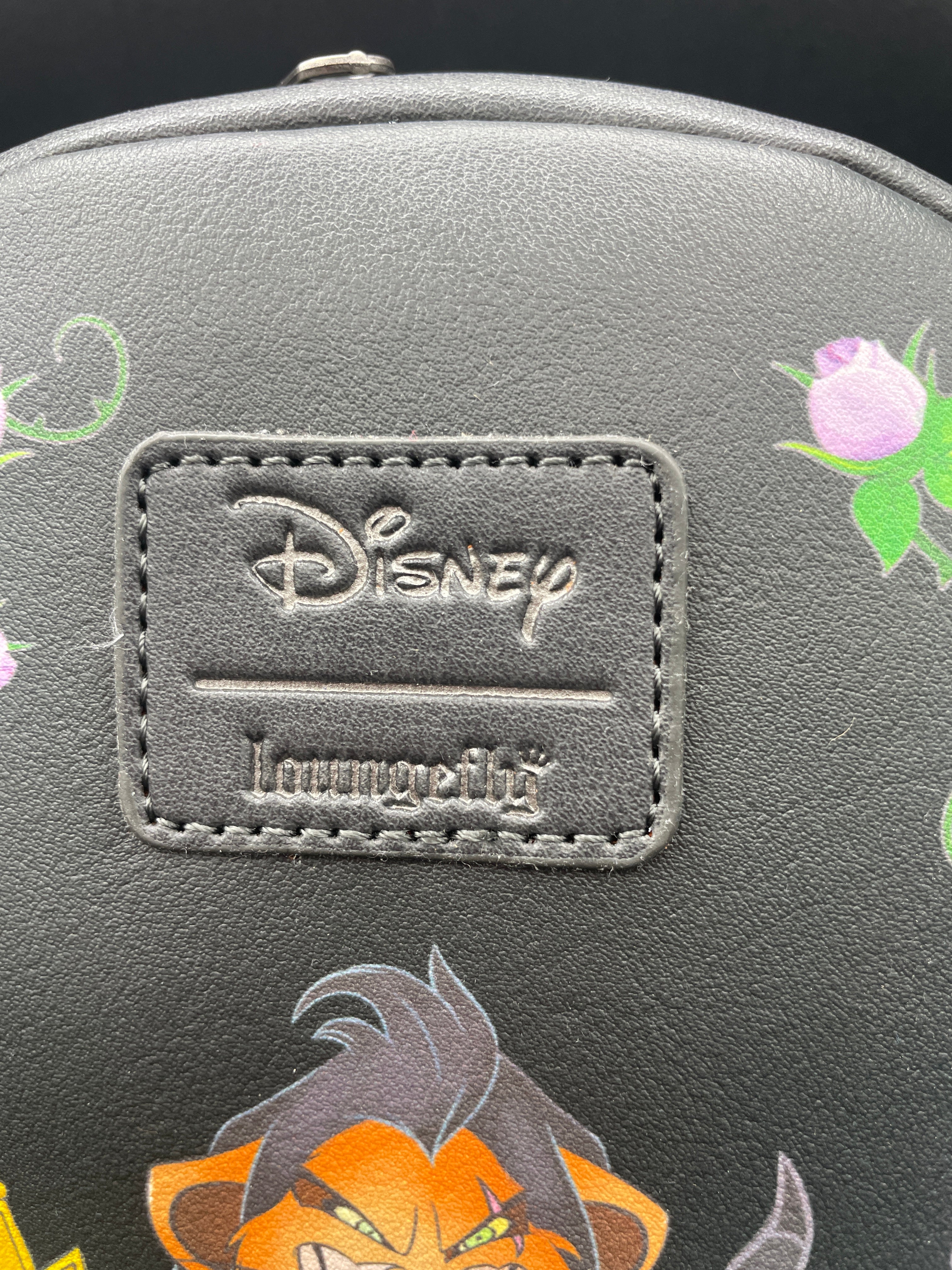 Loungefly Disney Villains Floral Backpack