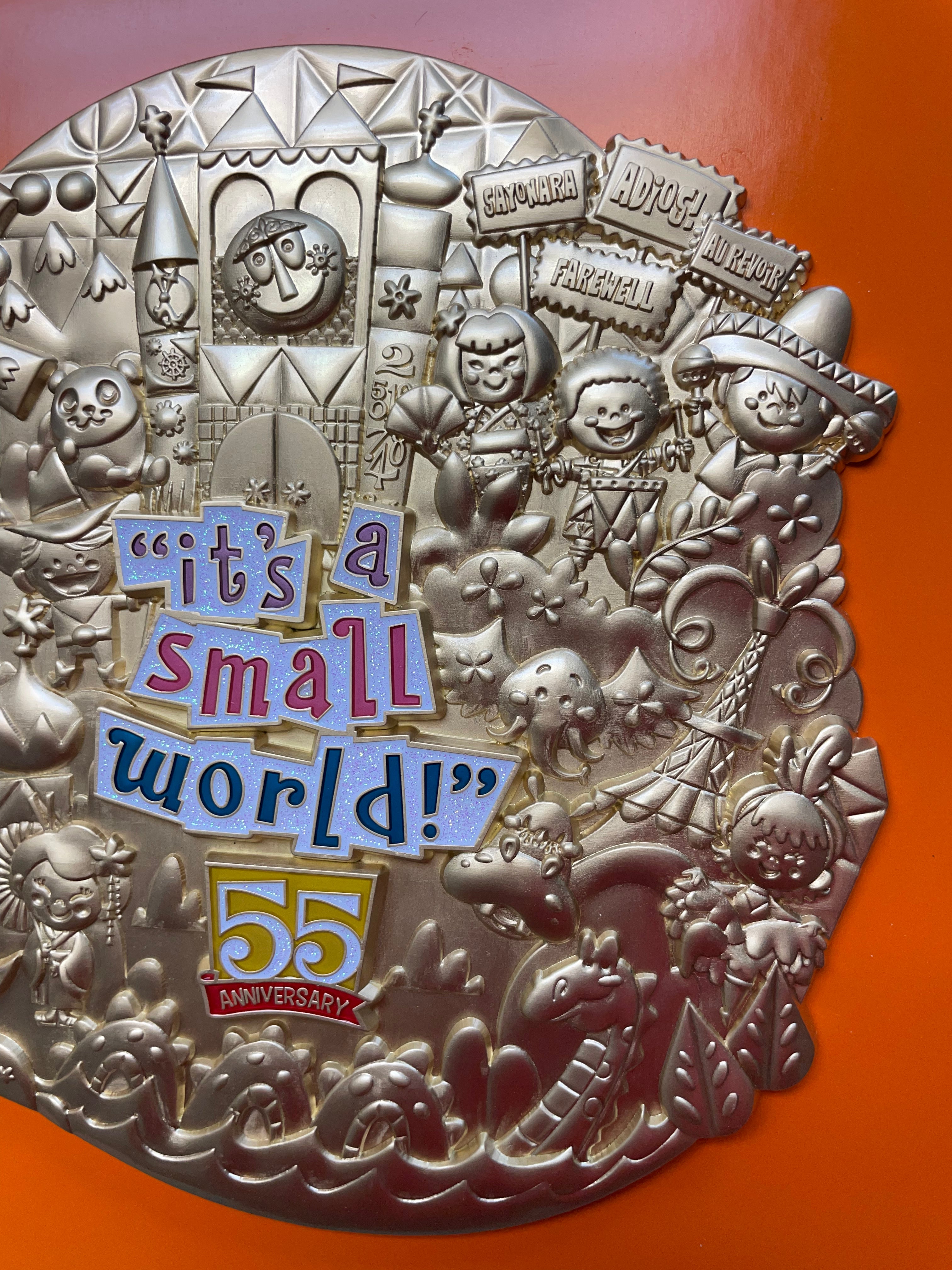 Disney It's A Small World 55th Anniversary Pin Large