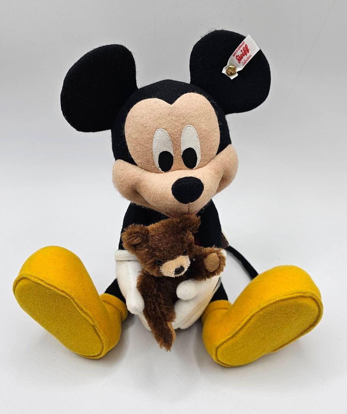 Disney 100 Steiff - Mickey Mouse with Teddy Bear 12" Collectible Teddy Bear