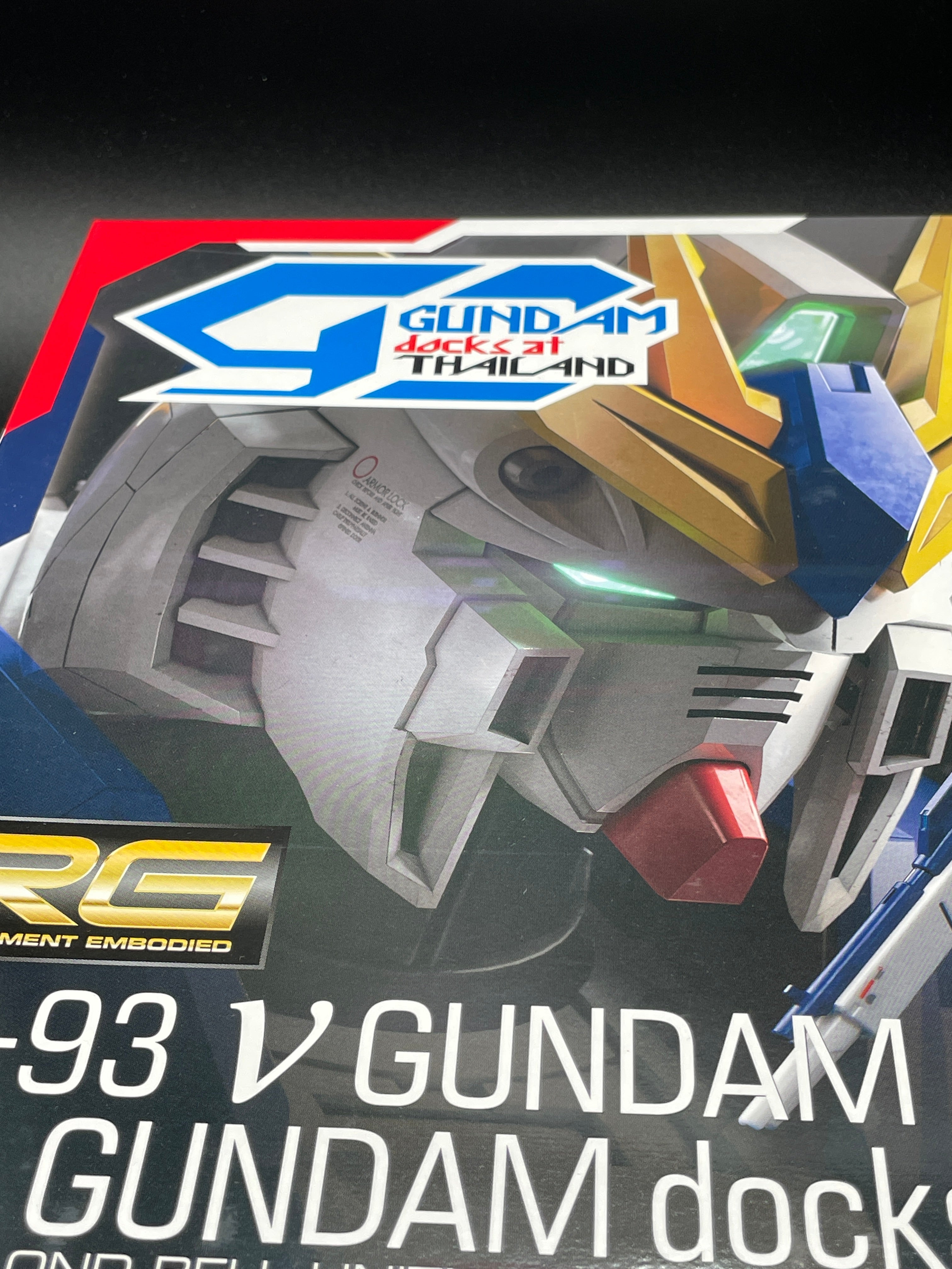 Bandai RG 1/144 RX-93 V Ver. Gundam Docks At Thailand Imported