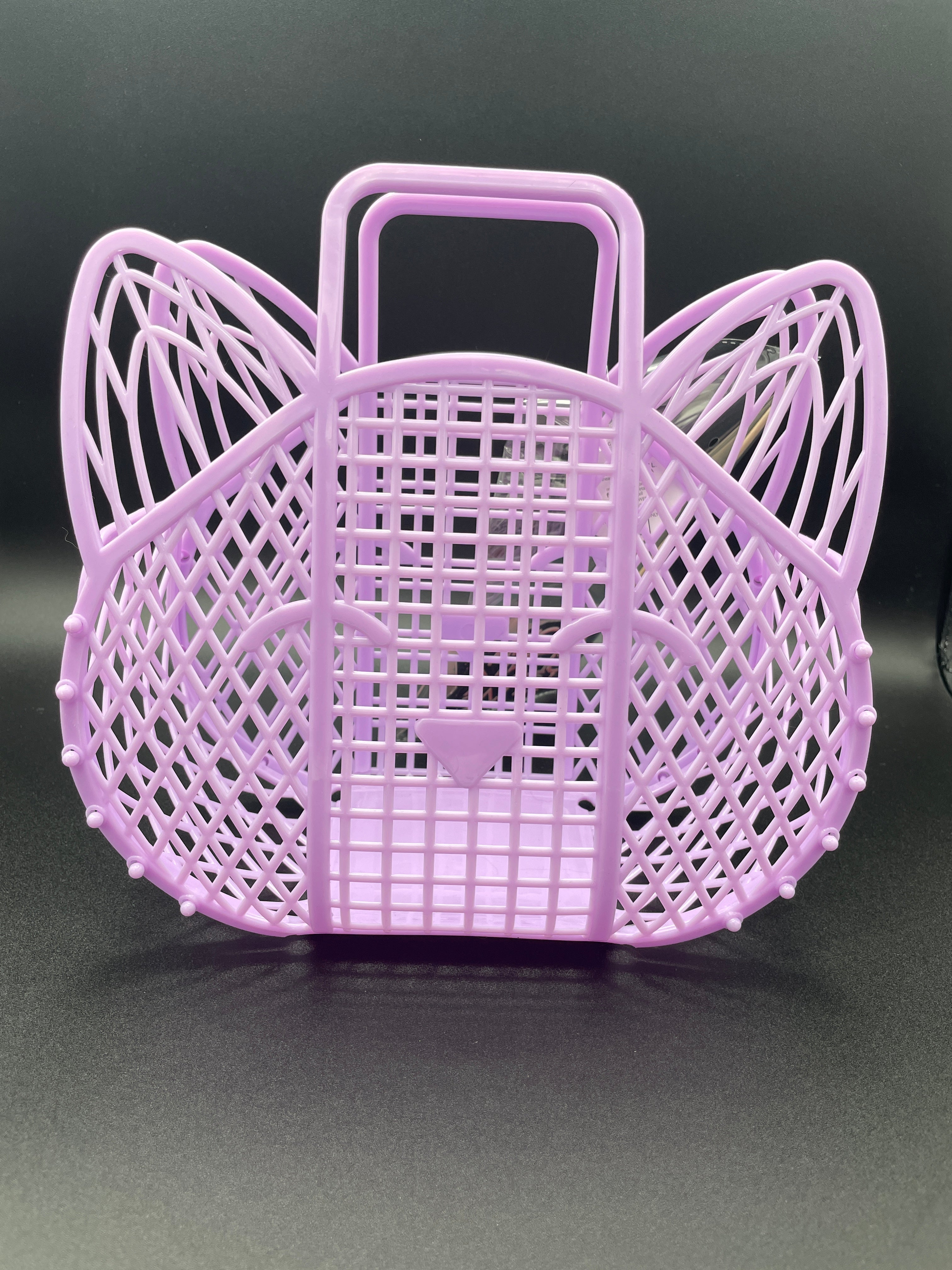 Target Halloween Jelly Bag Basket With Flag Choose Color Style Lavender Cat Black Bat Orange Pumpkin