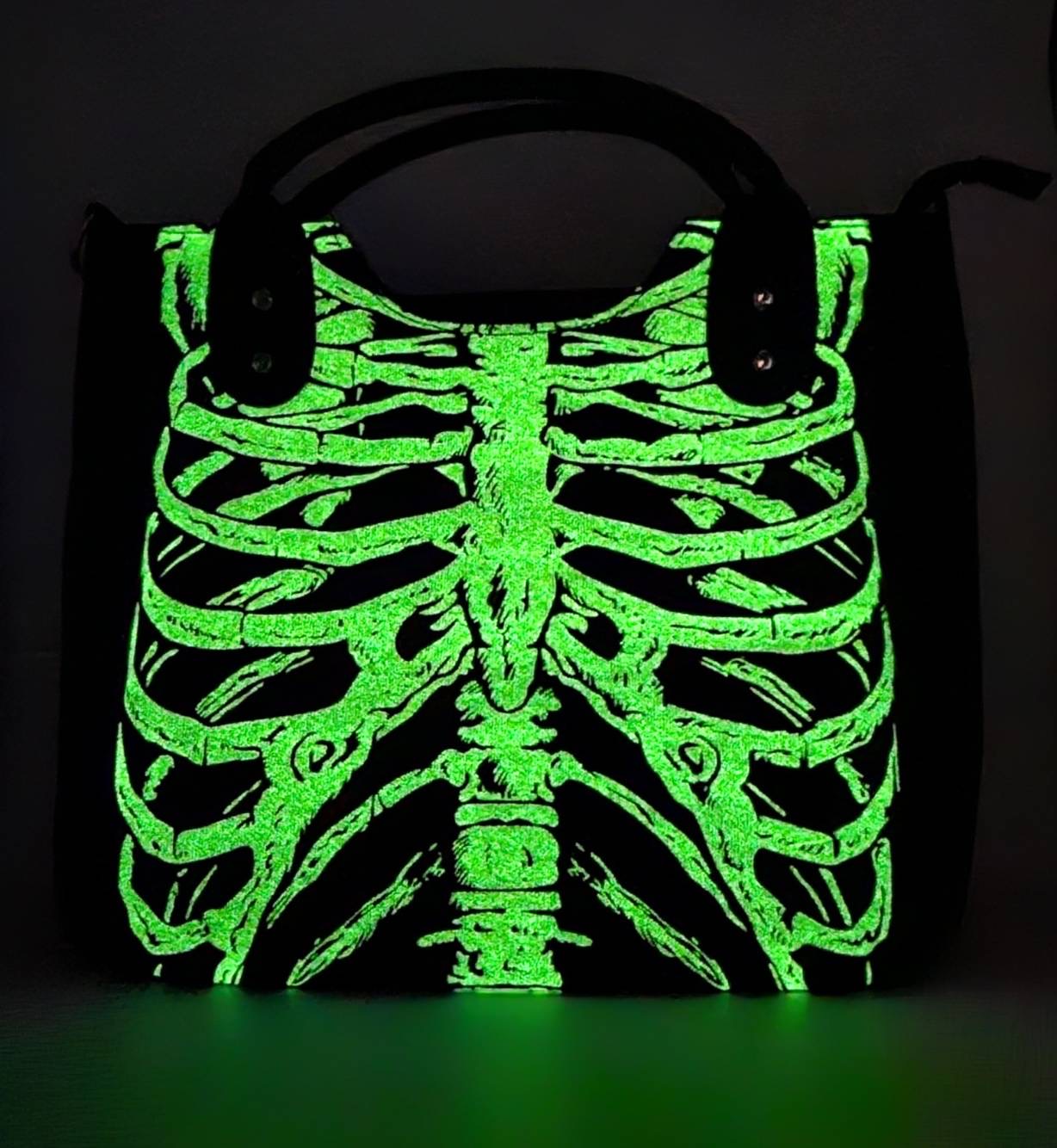 Glow In The Dark Skeleton Handbag