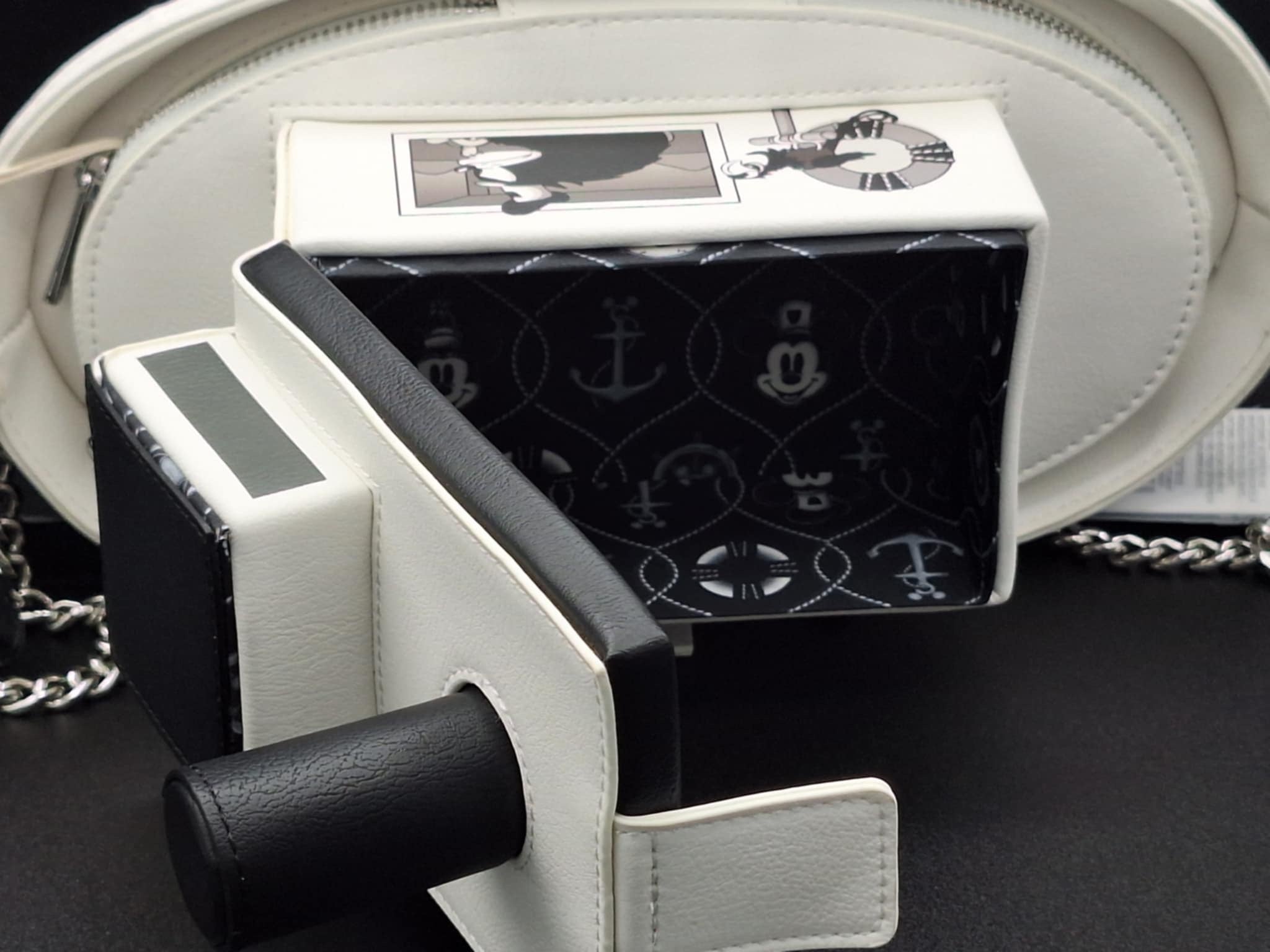 Disney Loungefly Stitch Shoppe Exclusive Steamboat Willie Figural Crossbody Bag