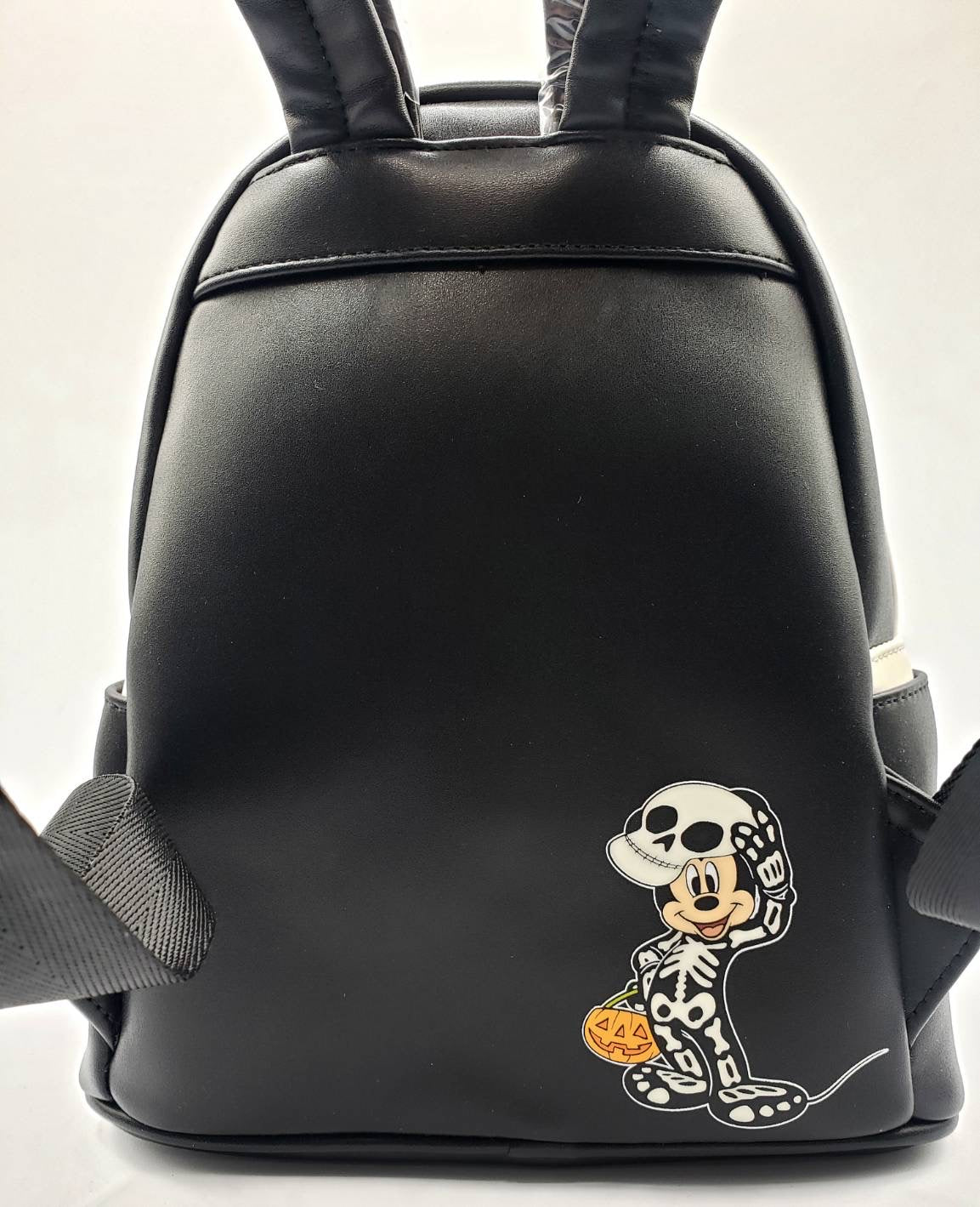 disney mickey-o-lantern glow in the dark mini backpack Loungefly Disney Mickey Mouse Glow In The Dark Skeleton Mini Backpack – Commerce Gluttony