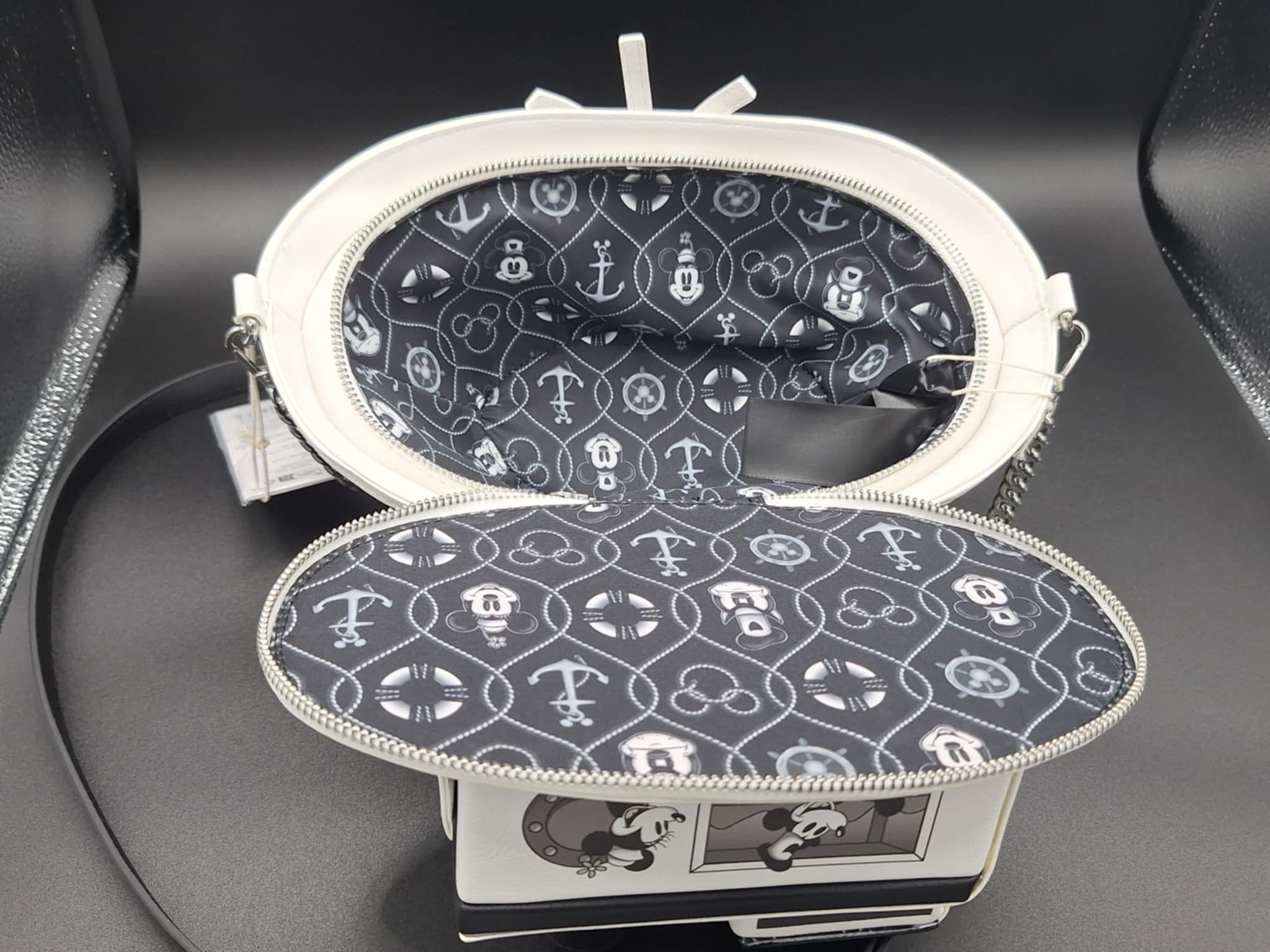 Disney Loungefly Stitch Shoppe Exclusive Steamboat Willie Figural Crossbody Bag