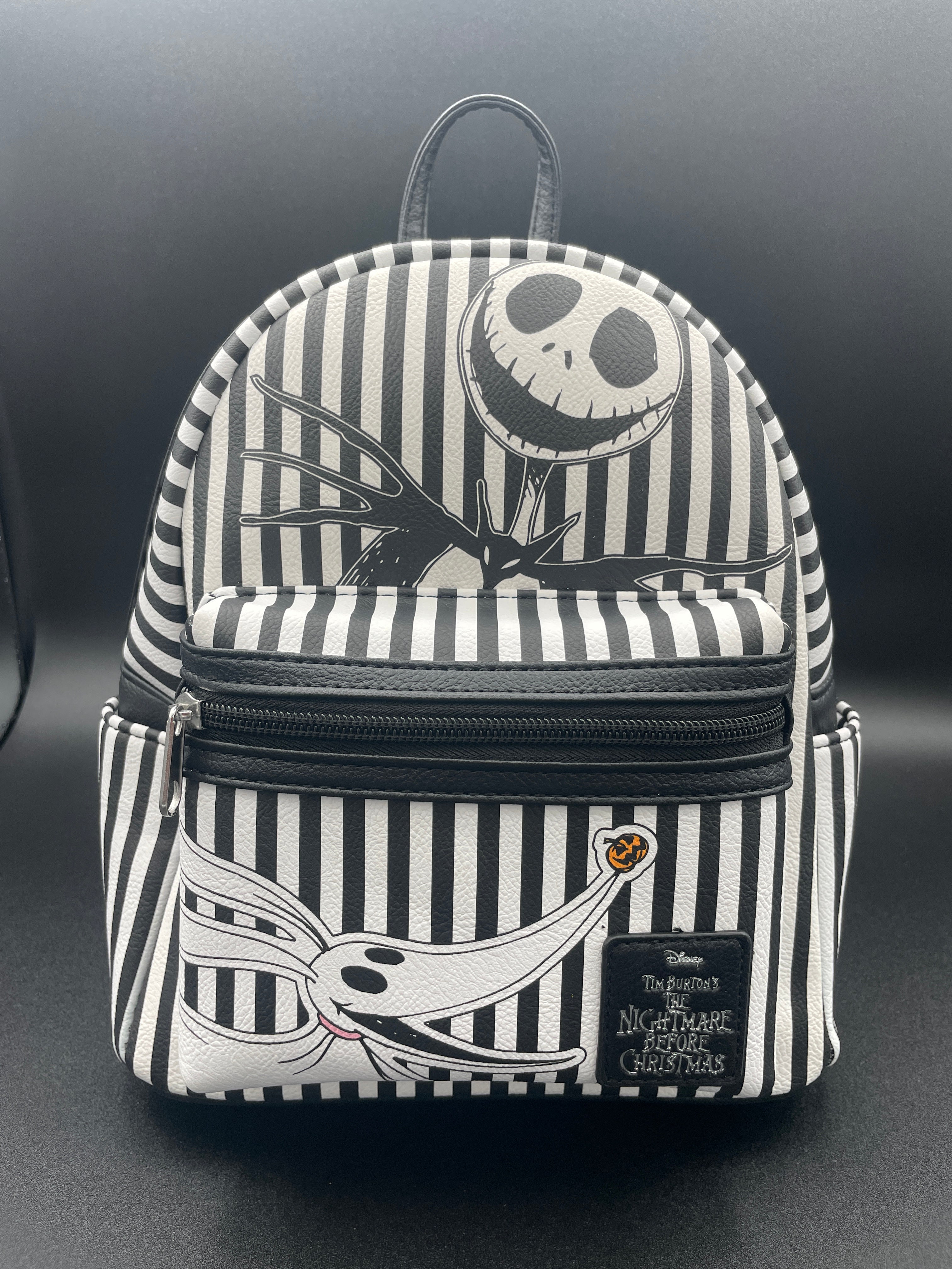 Ent Earth Disney Nightmare Before Christmas Jack Striped NYCC Exclusive Backpack