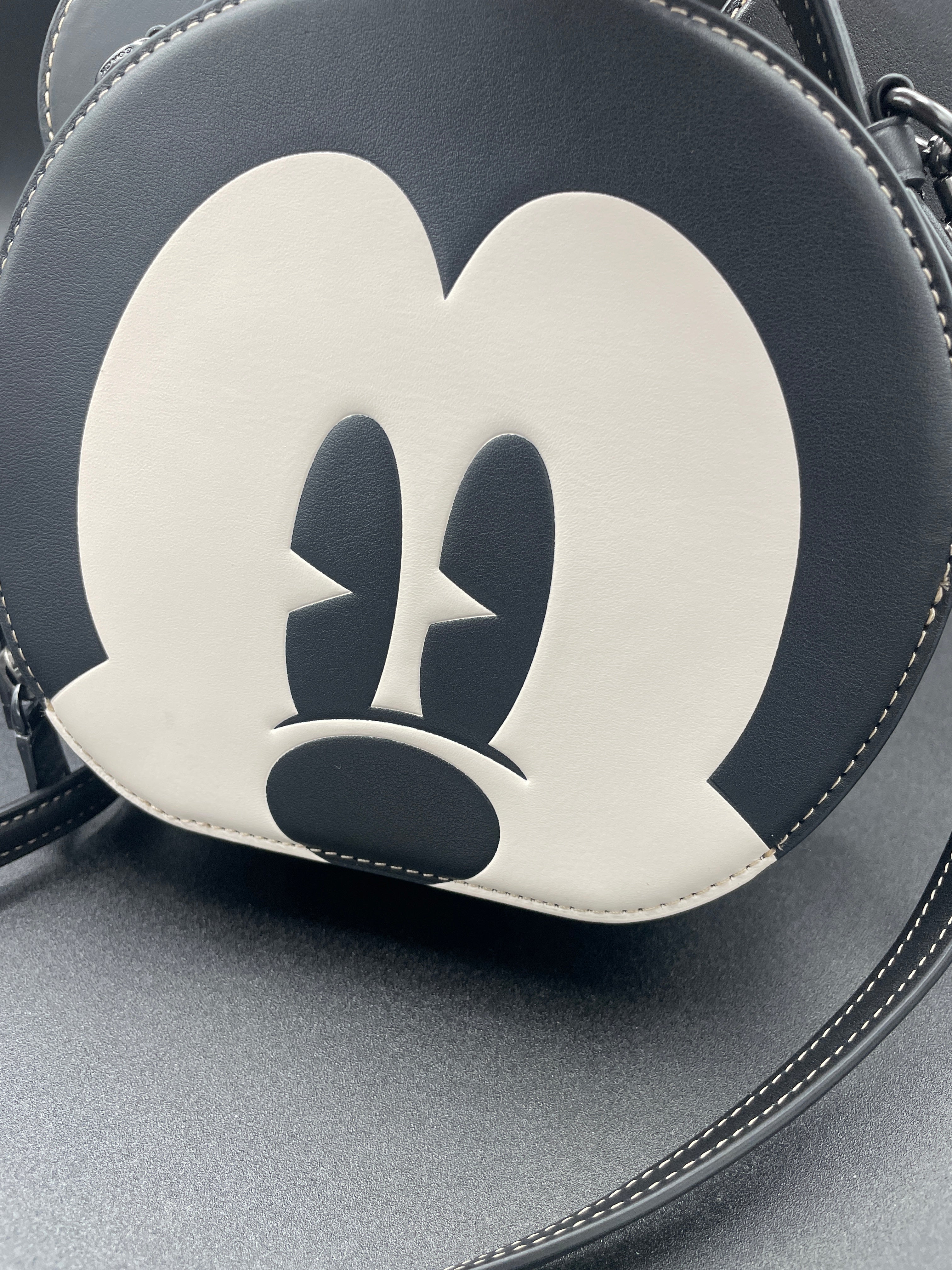 Disney X Coach Mickey Mouse Face Ear Bag
