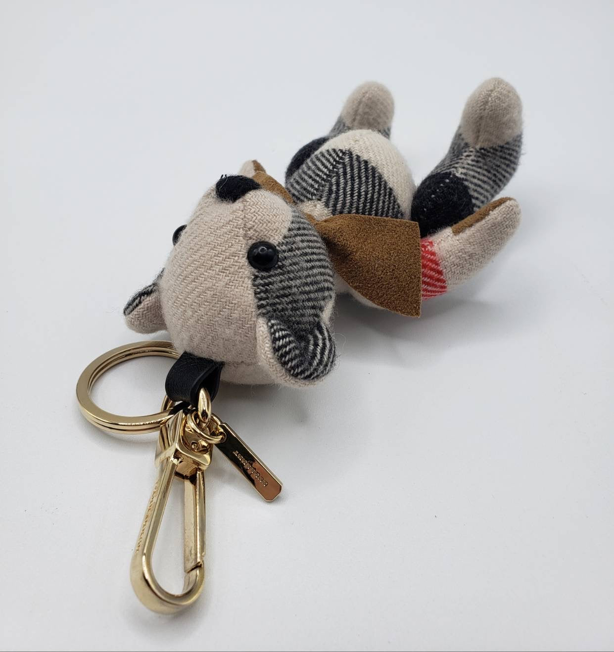 Burberry Vintage Thomas Bear Cashmere Key Ring