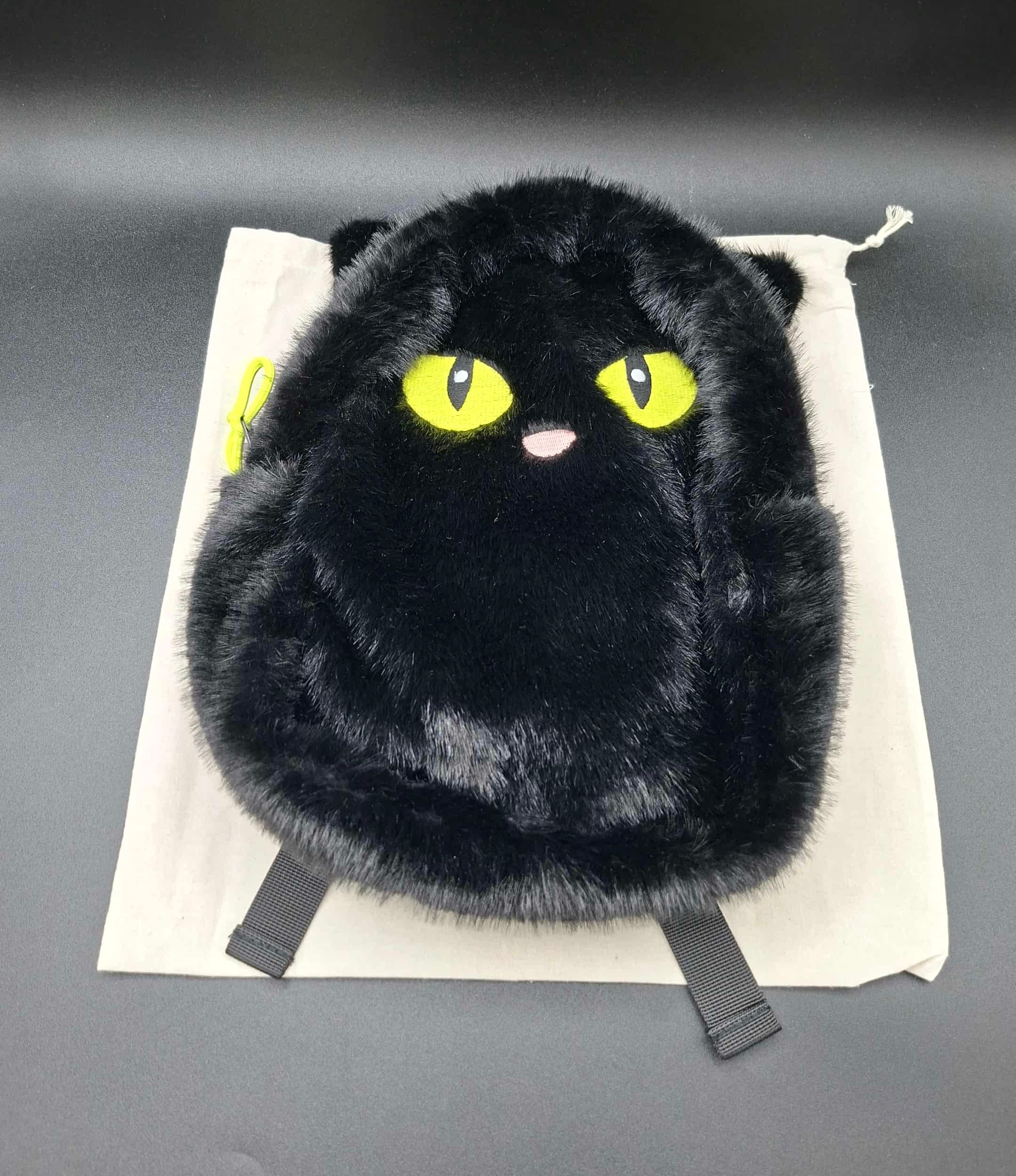 Zara Halloween Faux Fur Black Cat Backpack – Commerce Gluttony