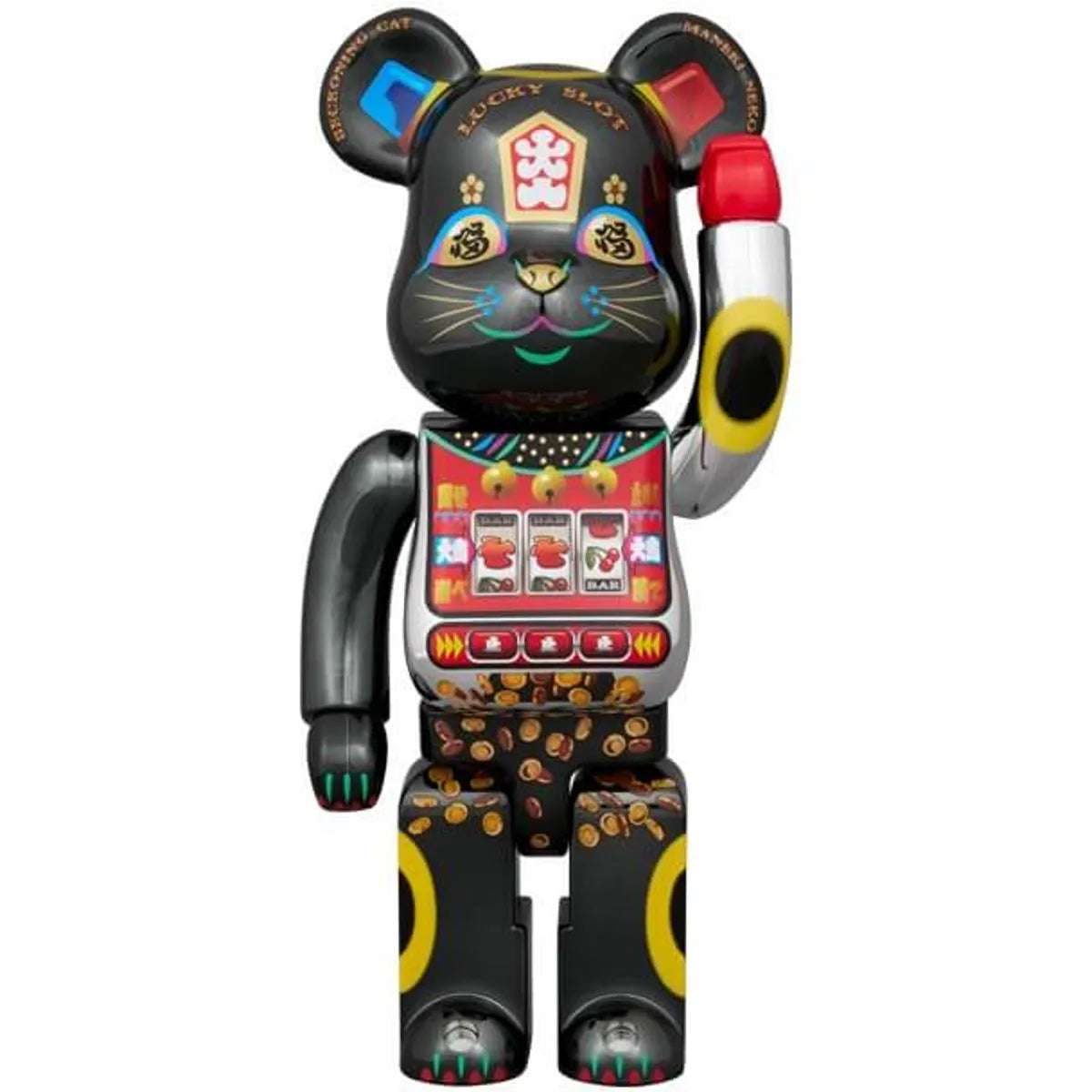Medicom Designer Con DCON 2024 Be@rbrick Lucky Cat Slot Machine 400% ...