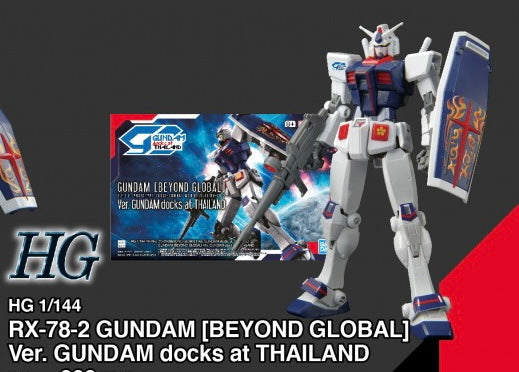 Bandai HG 1/144 RX-78-2 Gundam [Beyond Global] Ver. Gundam Docks At Thailand