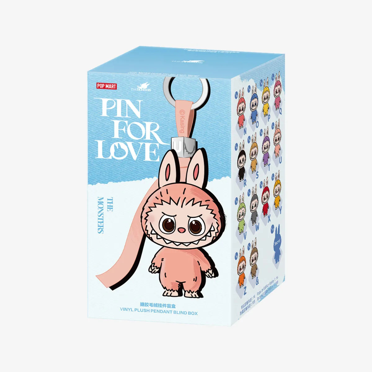 Popmart The Monsters Labubu Pin For Love Plush Pendants N-Z Single Box Pre-Order