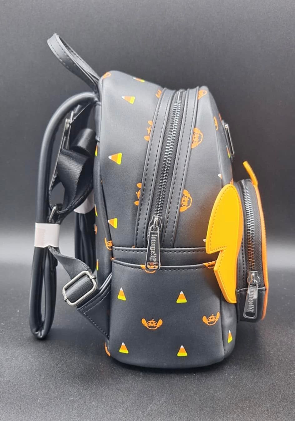 disney mini backpack cheap Loungefly Disney Lilo & Stitch Jack-o'-lantern Stitch Mini Backpack – Commerce Gluttony
