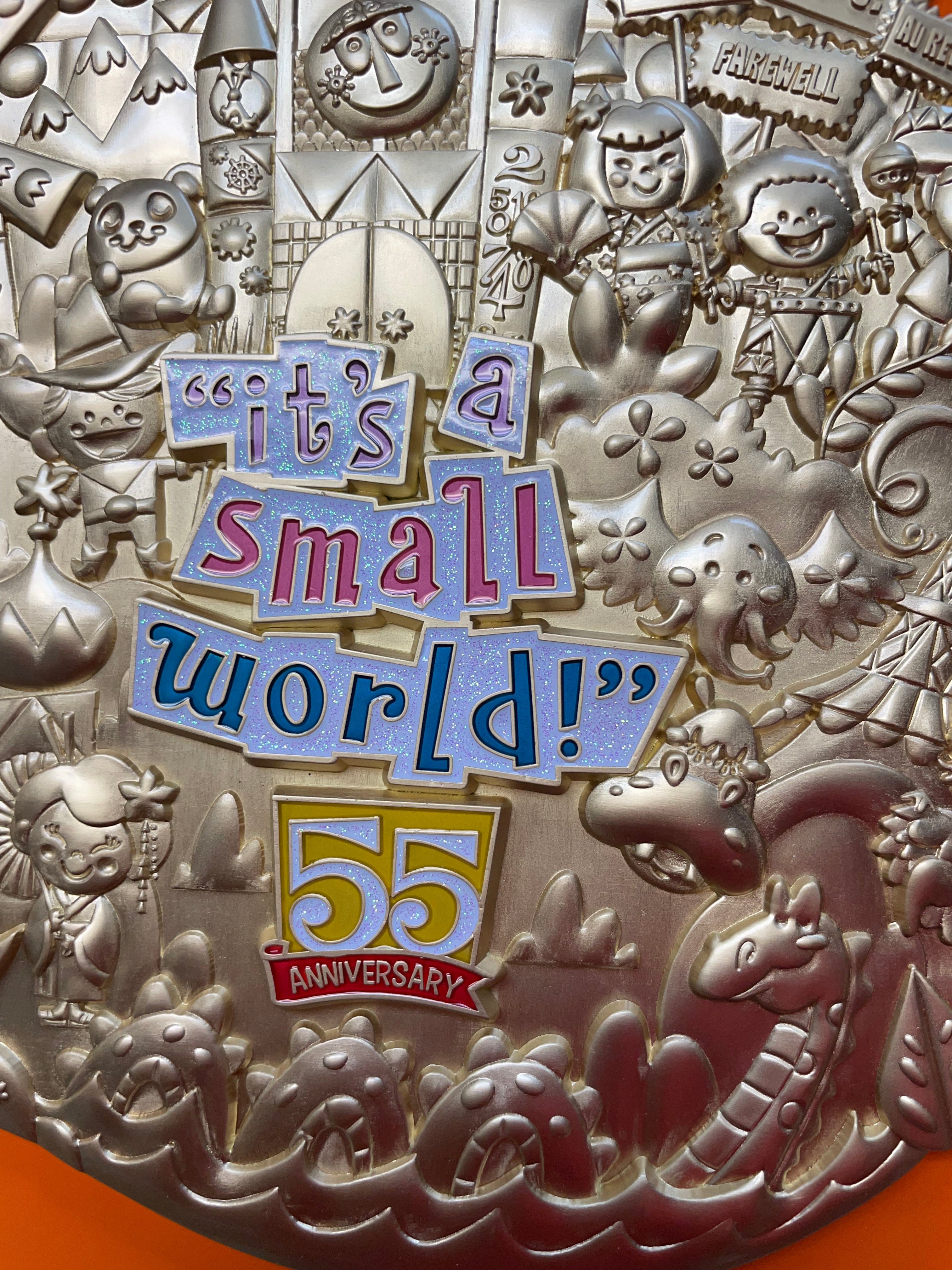 Disney It's A Small World 55th Anniversary Pin Large