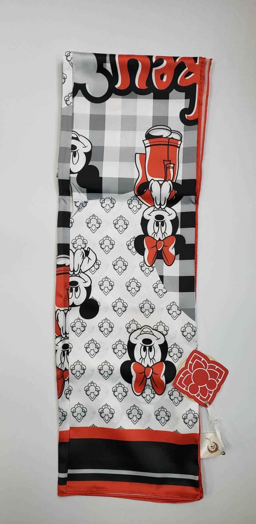 Disney Mickey Bangkok Go Local Collection Scarf Scarves Shawl Imported