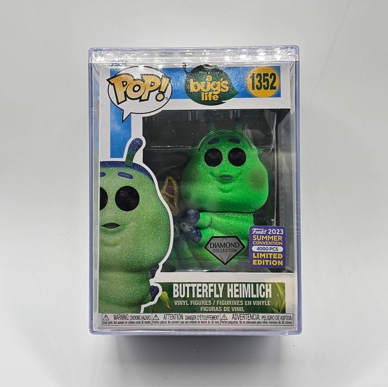 SDCC Limited Edition Loungefly Disney A Bugs Life Heimlich Pop! and Bag Bundle