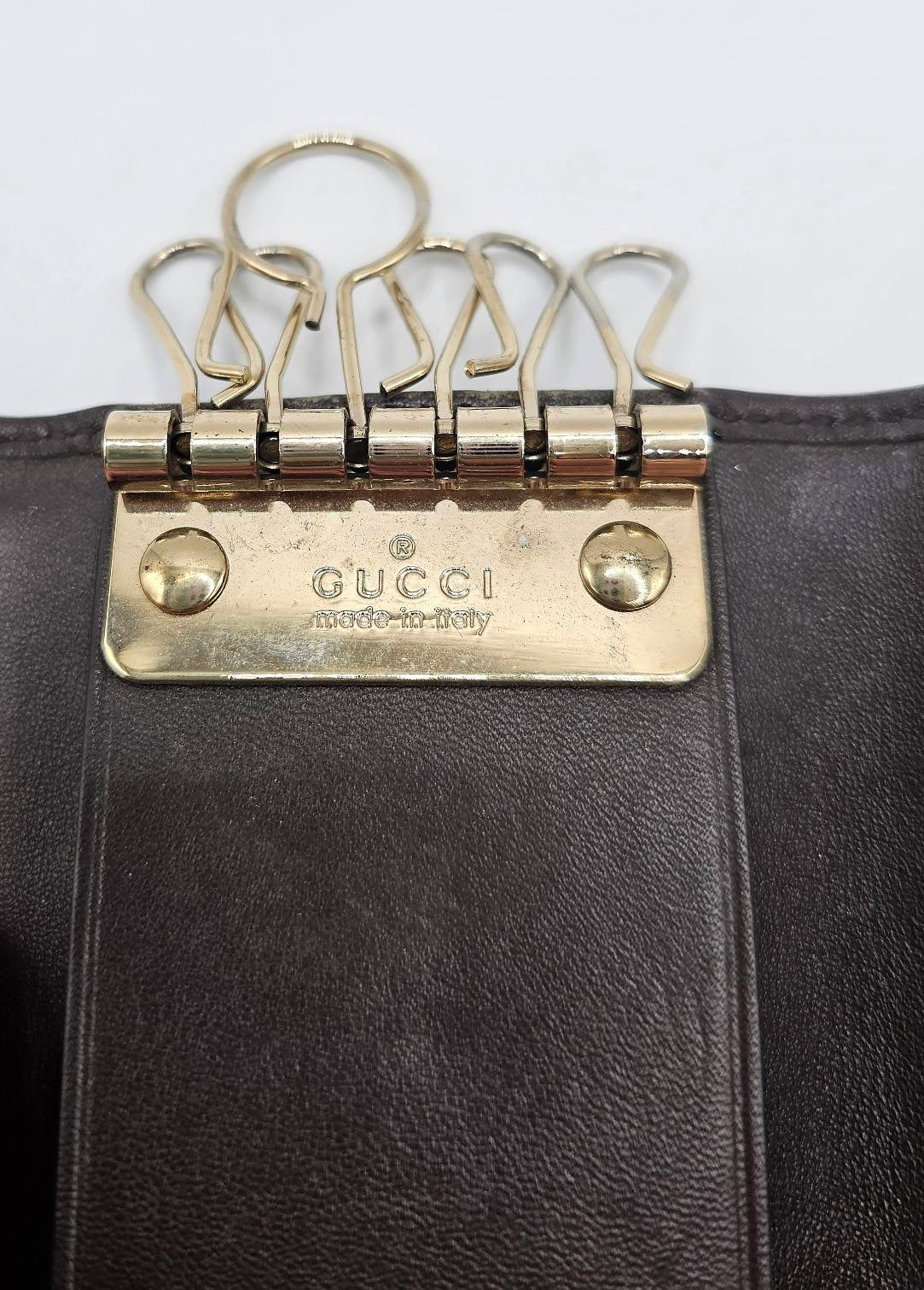 Gucci GG Canvas 6 Ring Key Holder