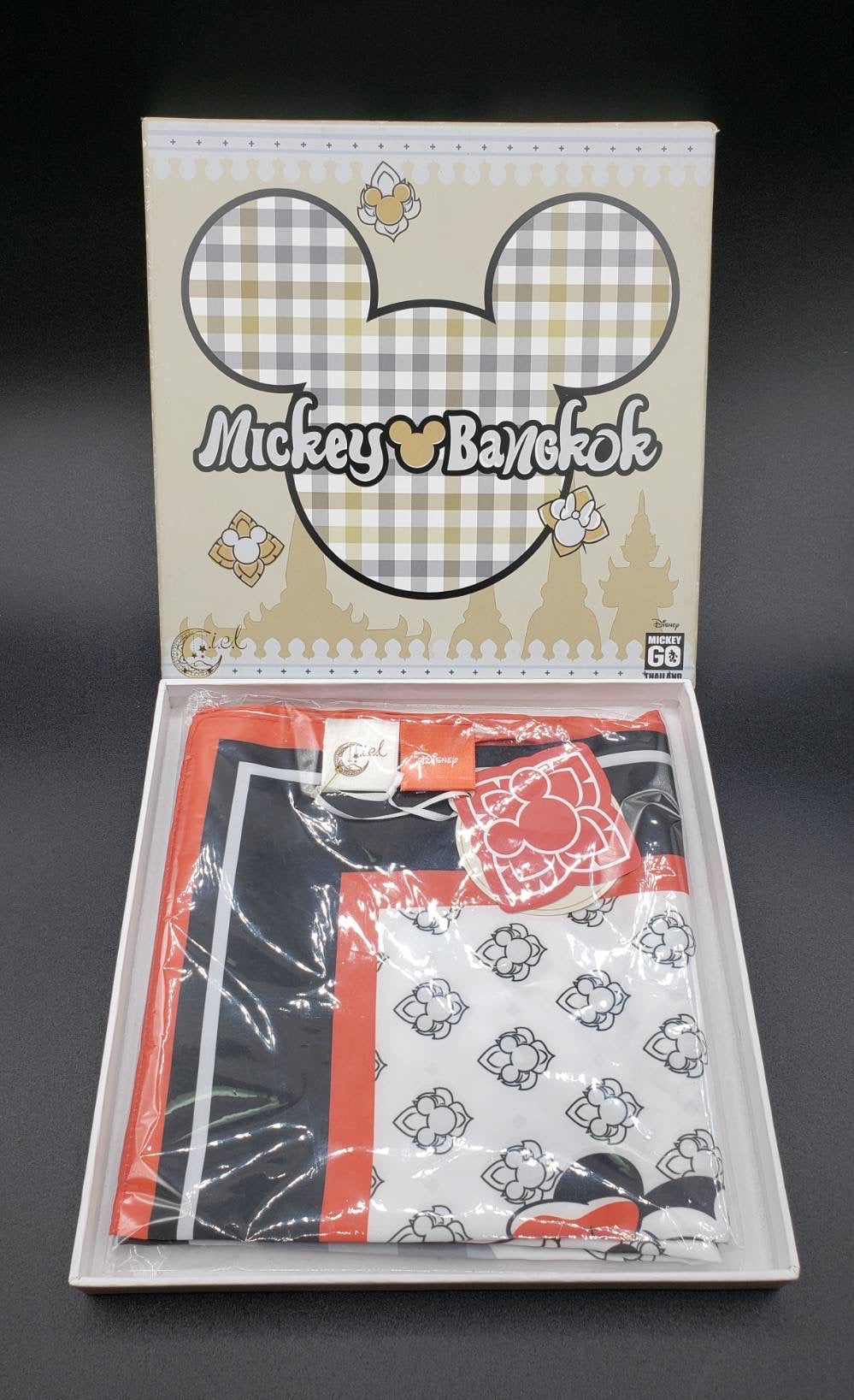 Disney Mickey Bangkok Go Local Collection Scarf Scarves Shawl Imported