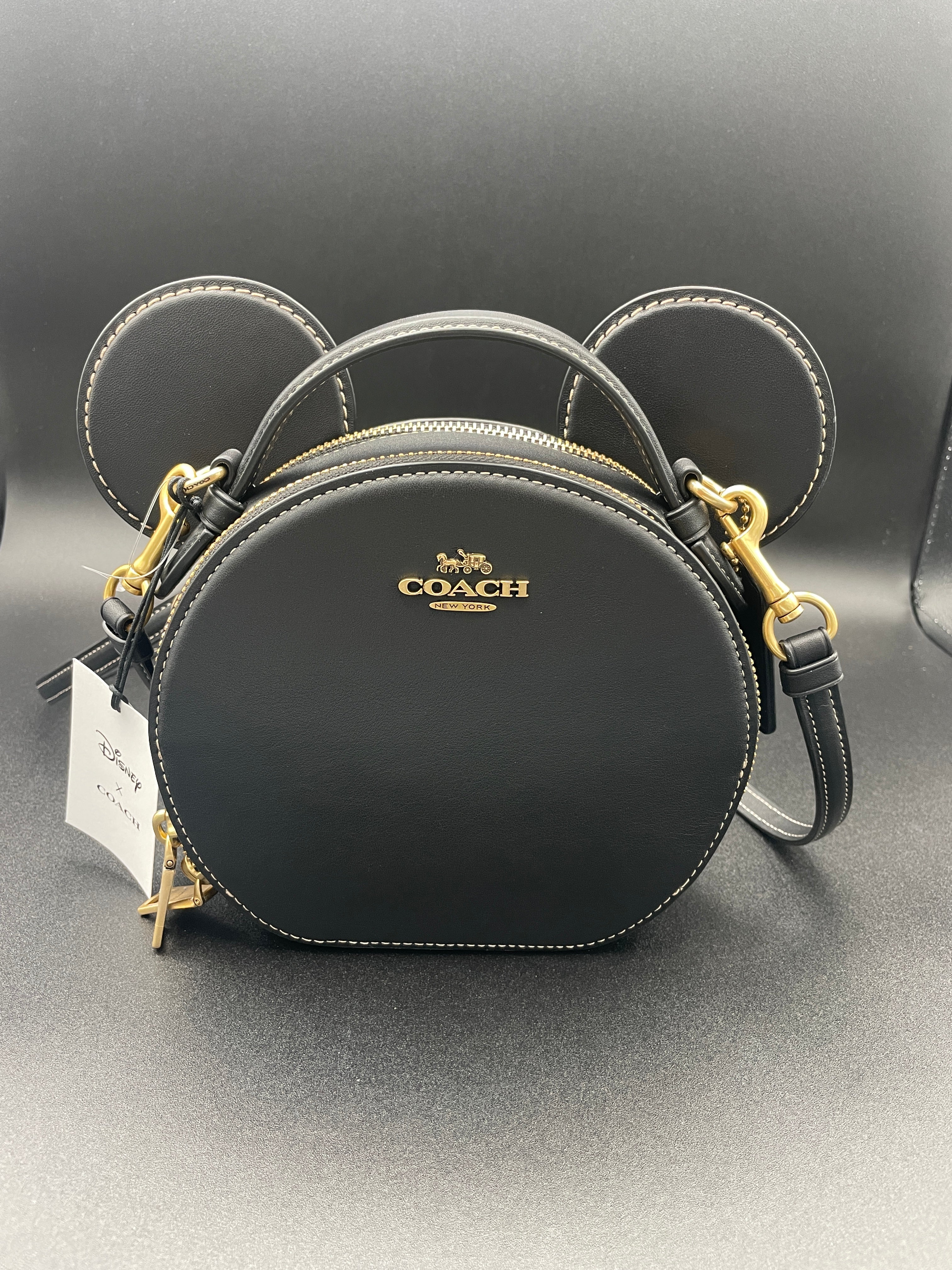 Coach x Disney x Keith Haring Mickey Mouse Ears Bag With Kisslock & Ch –  Essex Fashion House