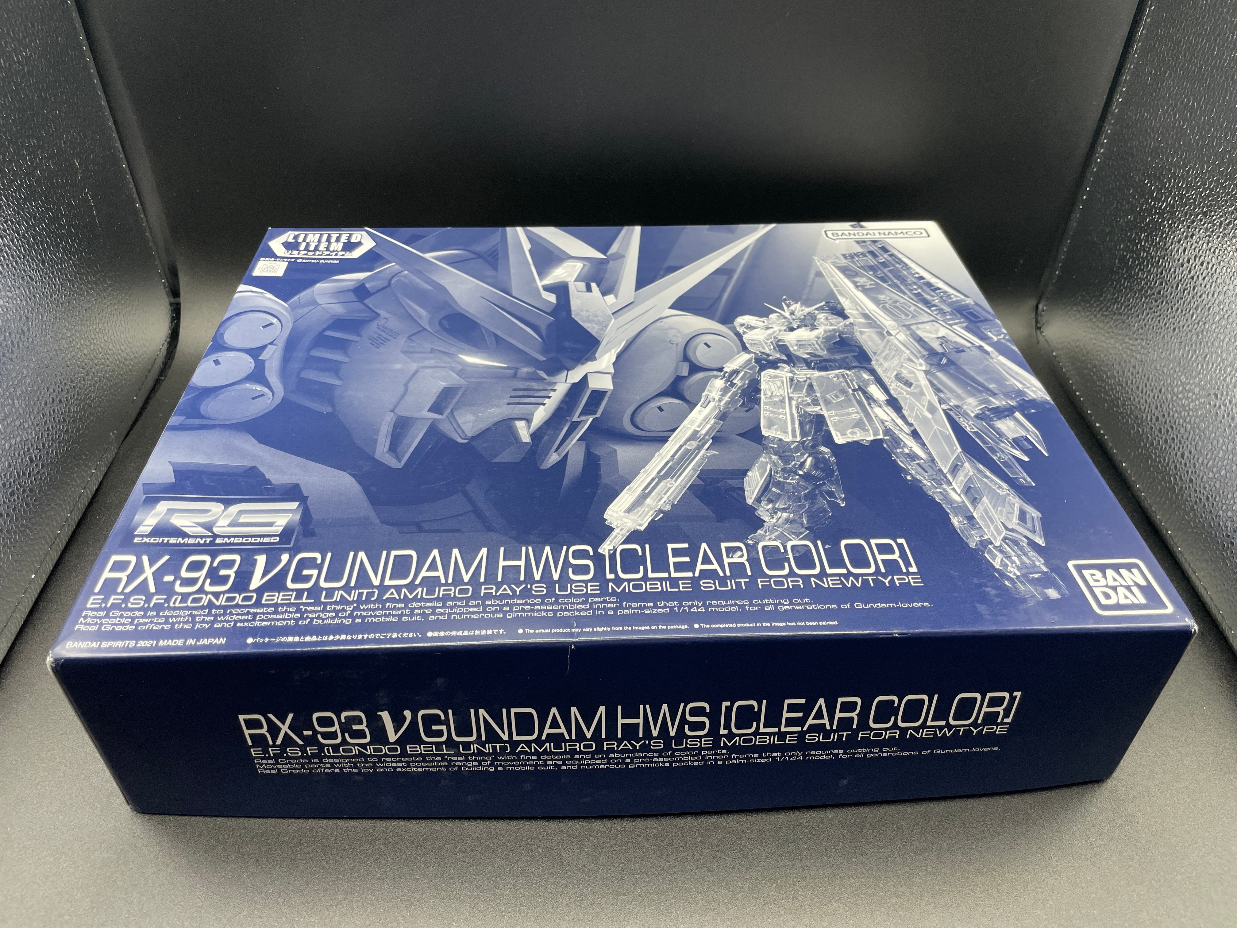 Bandai 1/144 RX-93 V Gundam HWS (Clear Color) Base Exclusive Limited Item