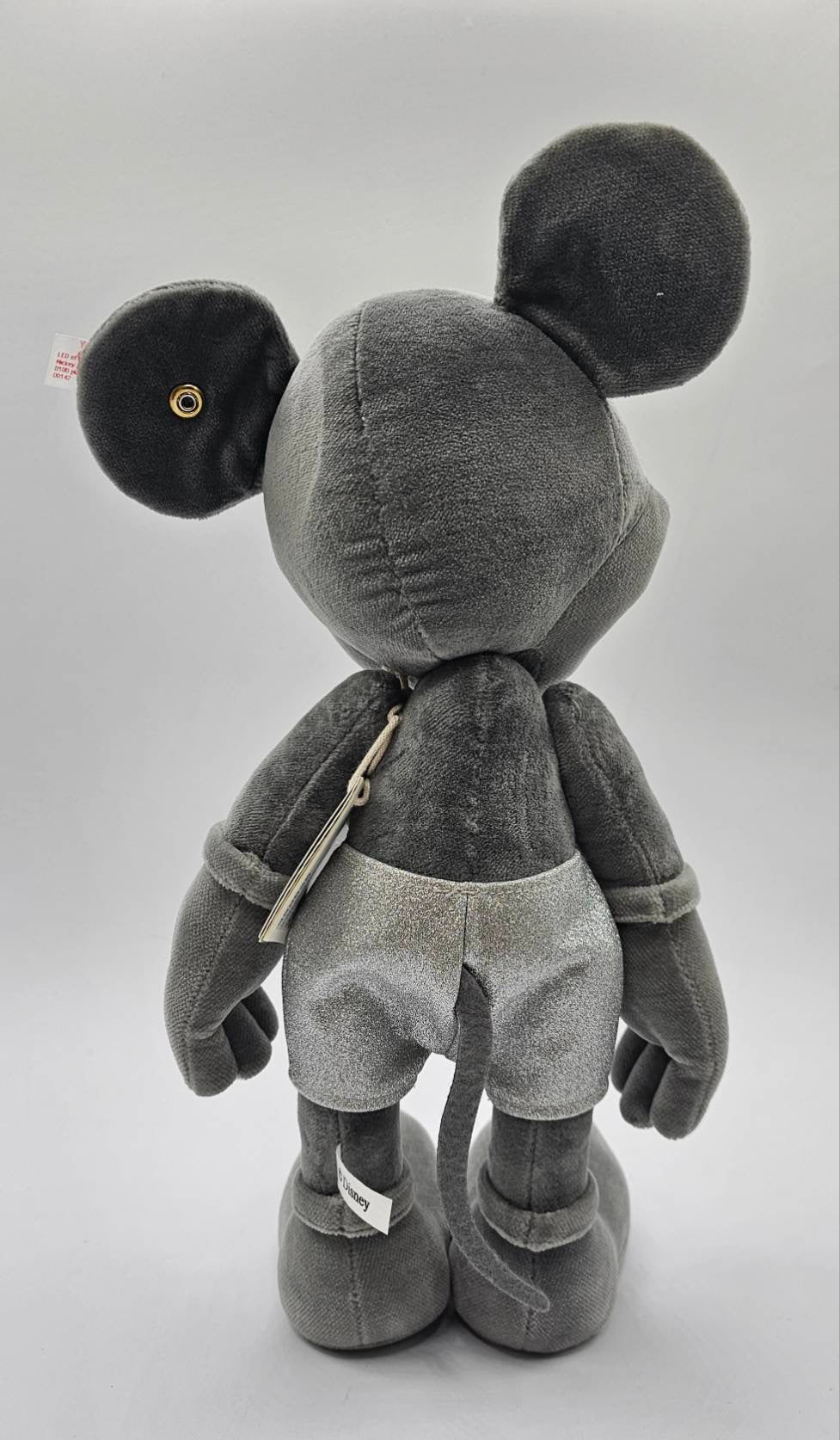 Disney 100 Steiff - Platinum Mickey Mouse 12" Collectible Teddy Bear