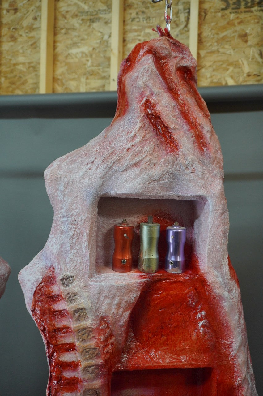 Meat Cabinets Shelves Beef Pig LA Comic Con Exclusive Props