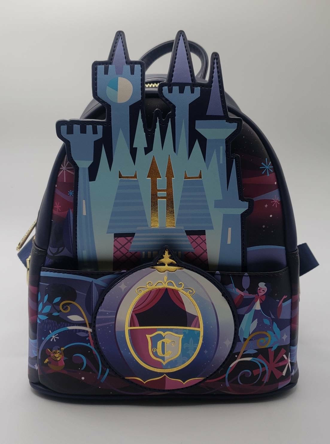 Disney Cinderella Castle Lougefly Mini Backpack and Wallet Set