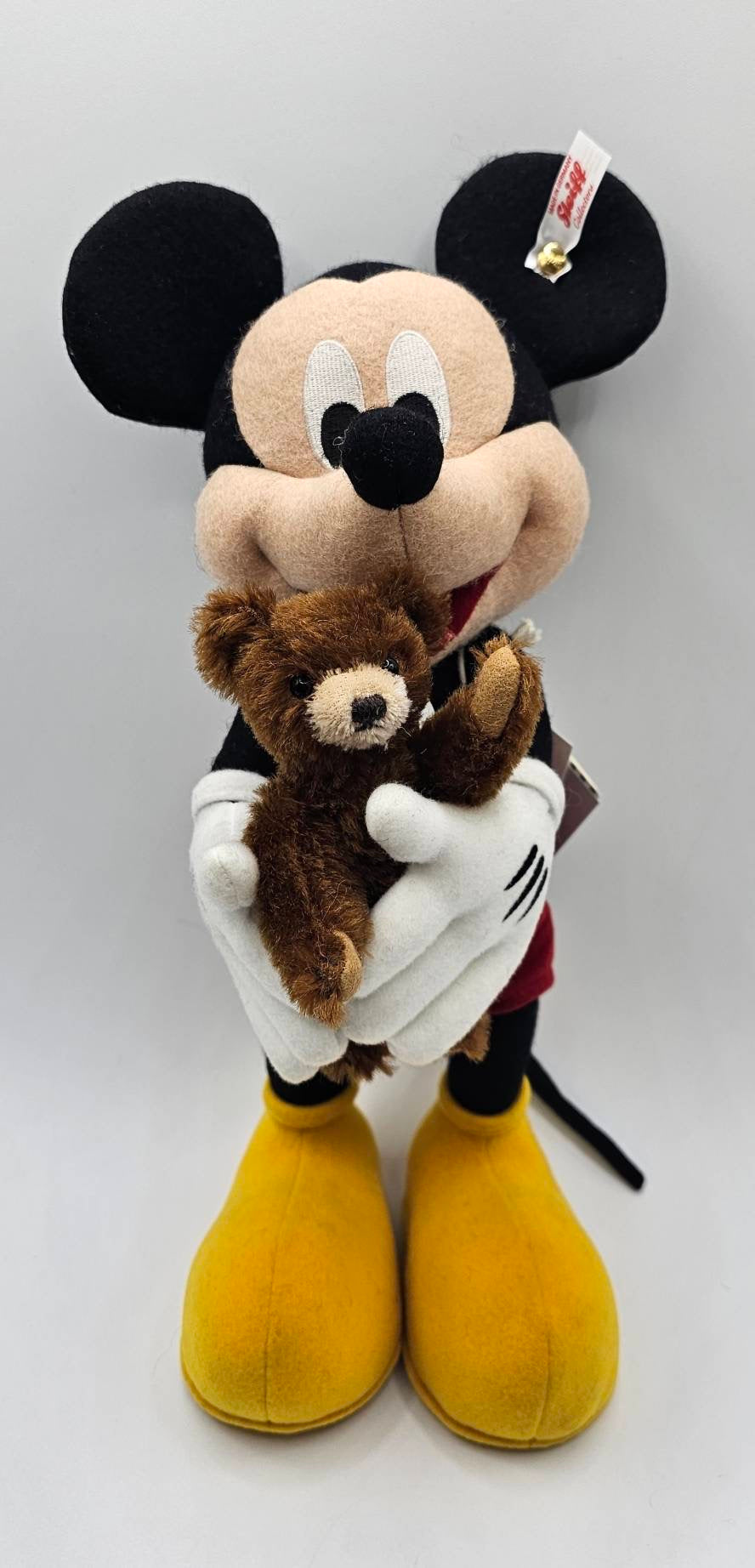 Disney 100 Steiff - Mickey Mouse with Teddy Bear 12" Collectible Teddy Bear