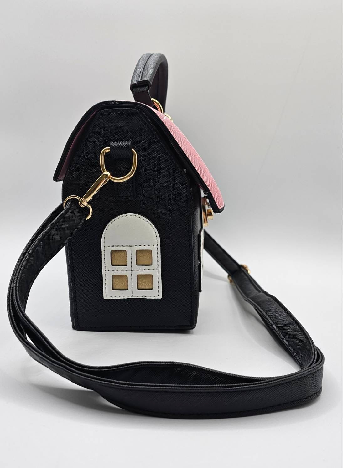 Black House White House Crossbody Shoulder Bag