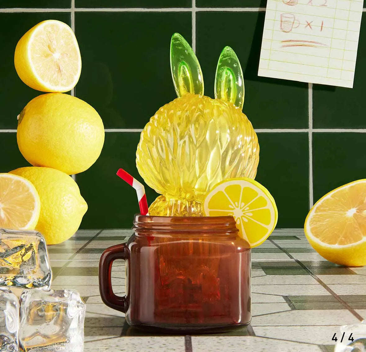 Popmart LABUBU Lemon Tea Figure