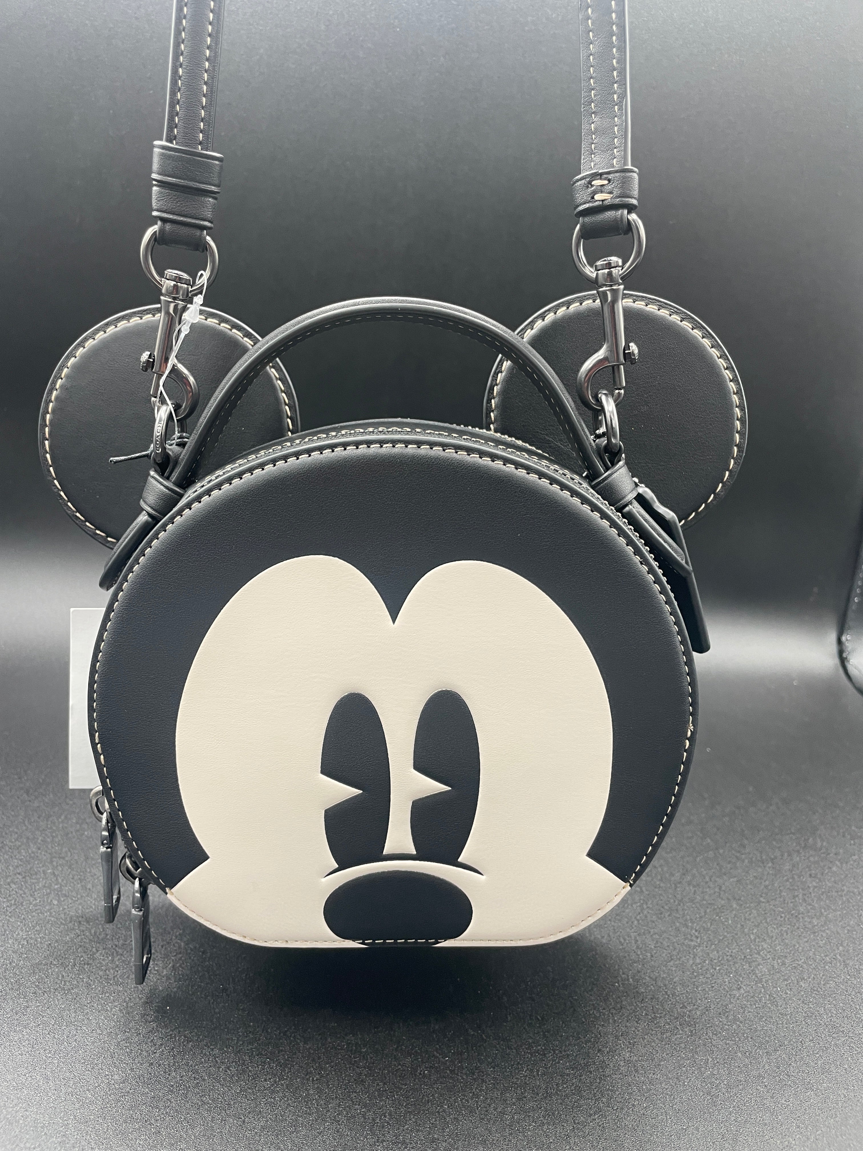 Disney X Coach Mickey Mouse Face Ear Bag
