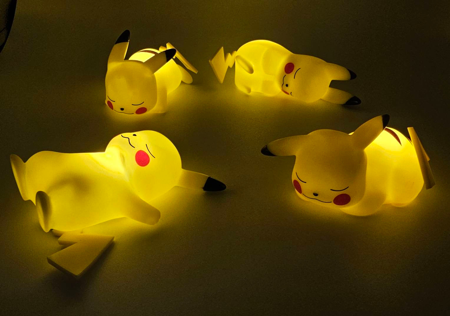 Pokémon Sleeping Pikachu Soft Mood Lights Bedroom Kids Choose 4 Different Poses