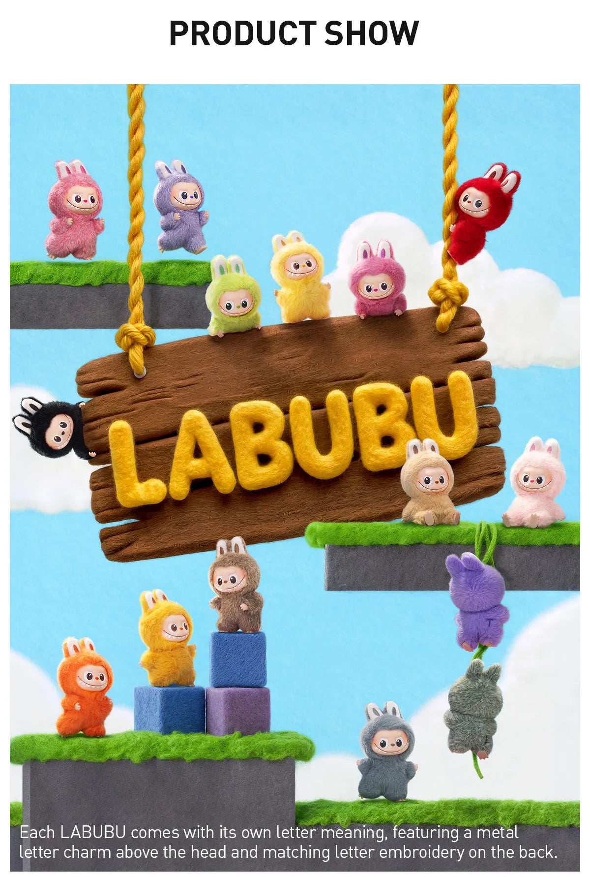 Popmart The Monsters Labubu Pin For Love Plush Pendants N-Z Whole Box Pre-Order