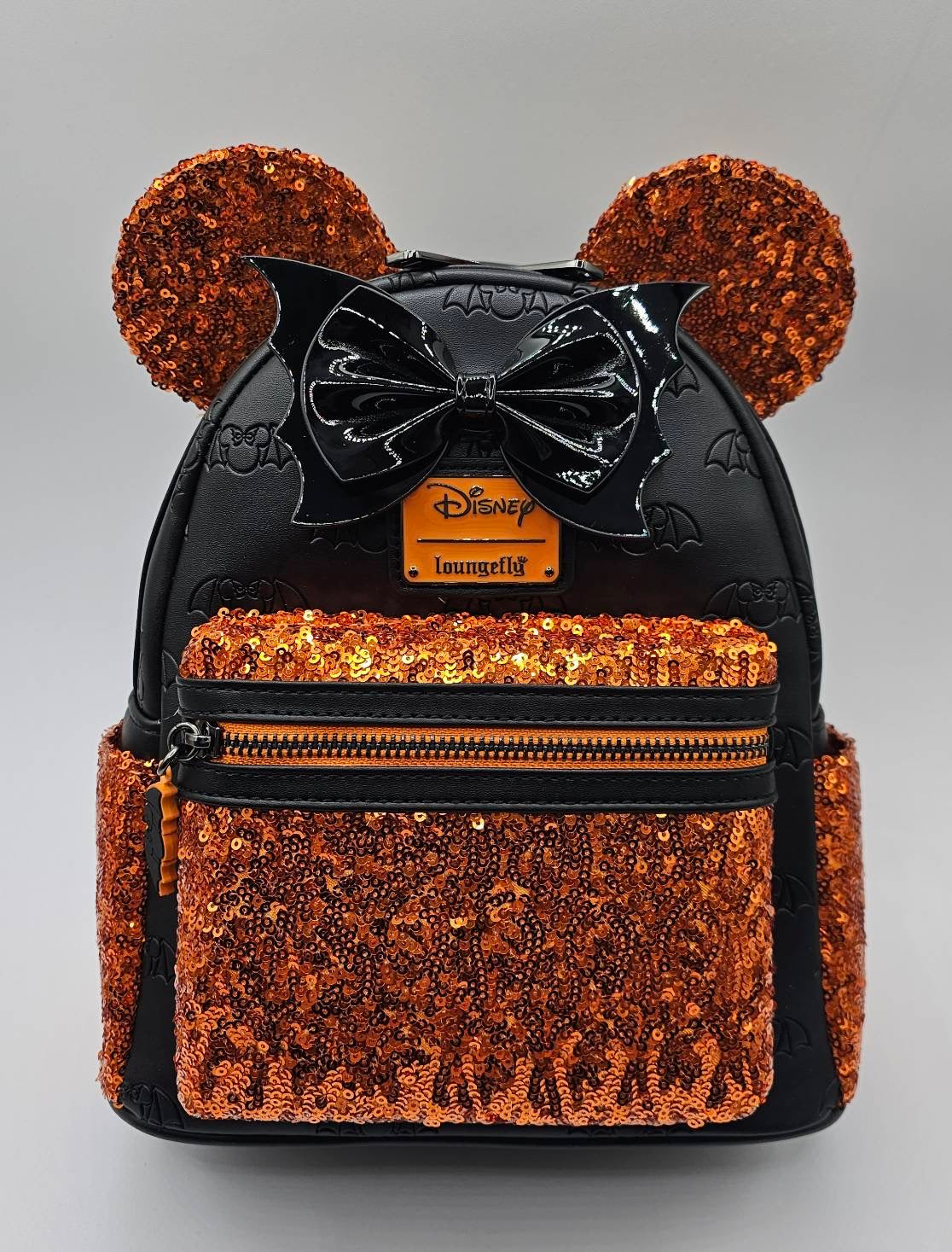 Loungefly Disney Minnie Mouse Halloween Sequin Mini Backpack