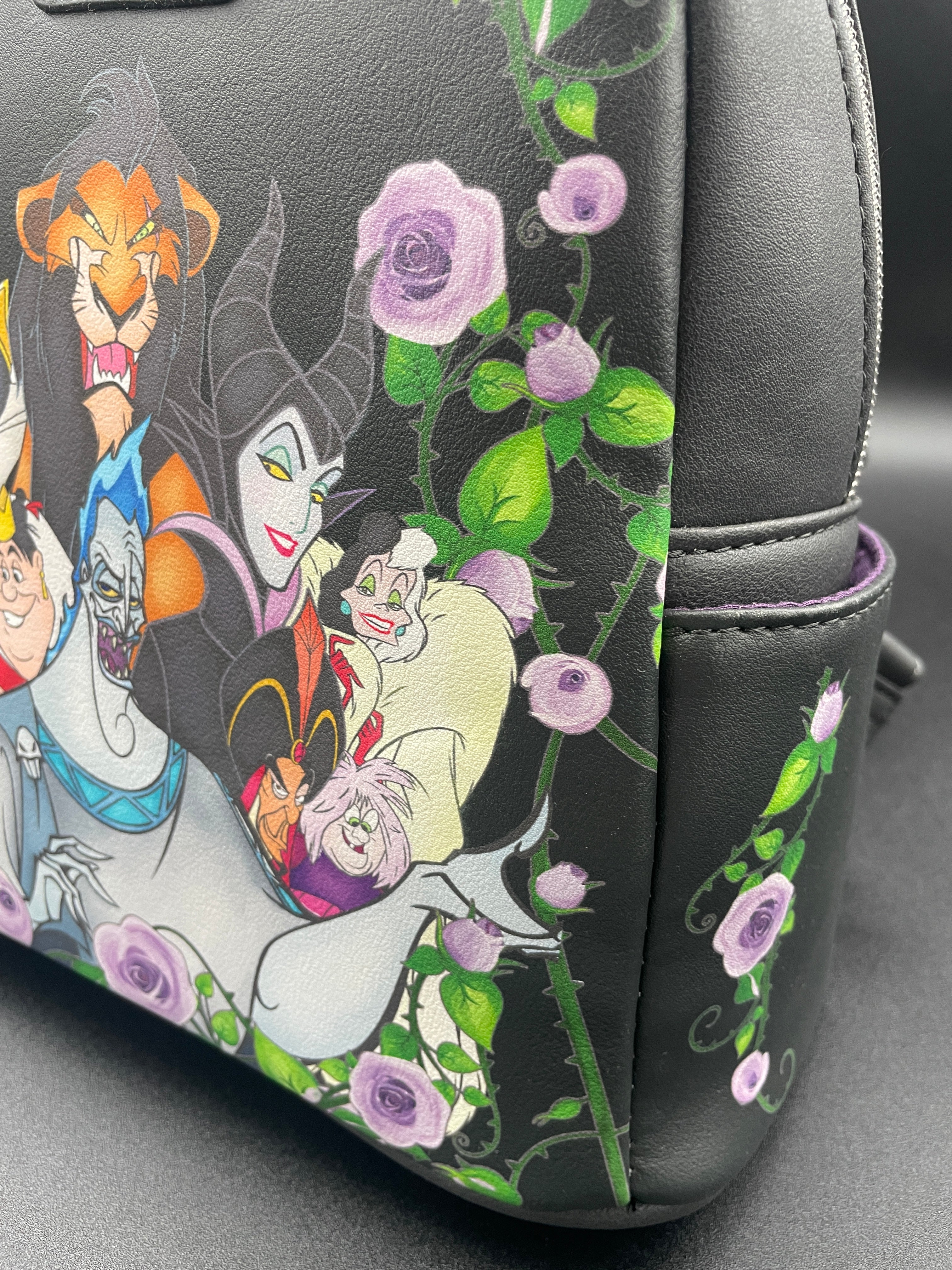 Loungefly Disney Villains Floral Backpack