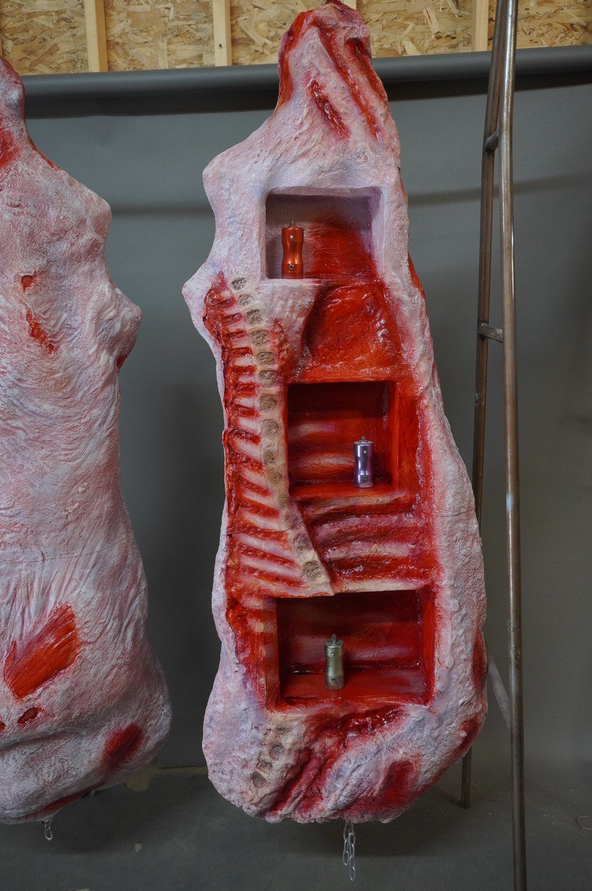 Meat Cabinets Shelves Beef Pig LA Comic Con Exclusive Props