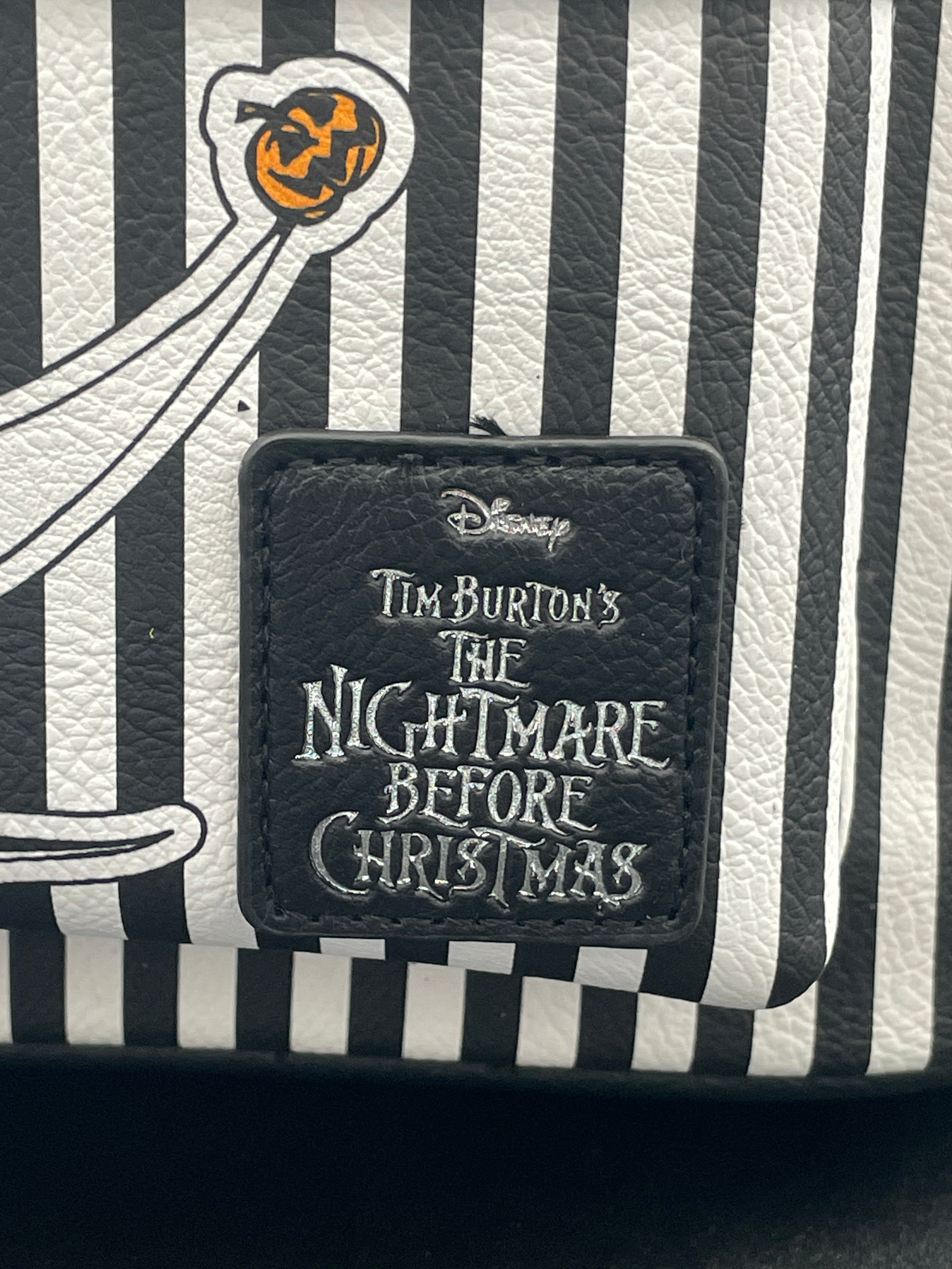 Ent Earth Disney Nightmare Before Christmas Jack Striped NYCC Exclusive Backpack