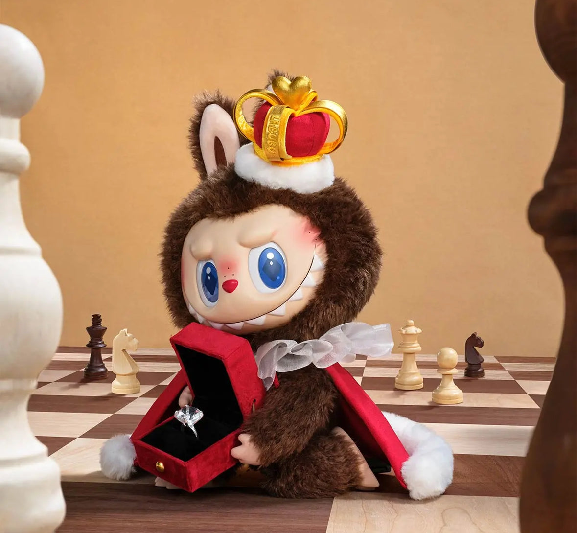 Popmart THE MONSTERS Let's Checkmate Series-Vinyl Plush Doll
